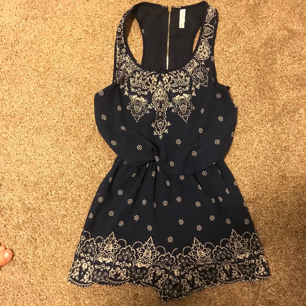 Blue Romper